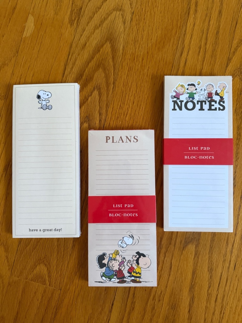 Graphipue Snoopy Peanuts Notepads Set